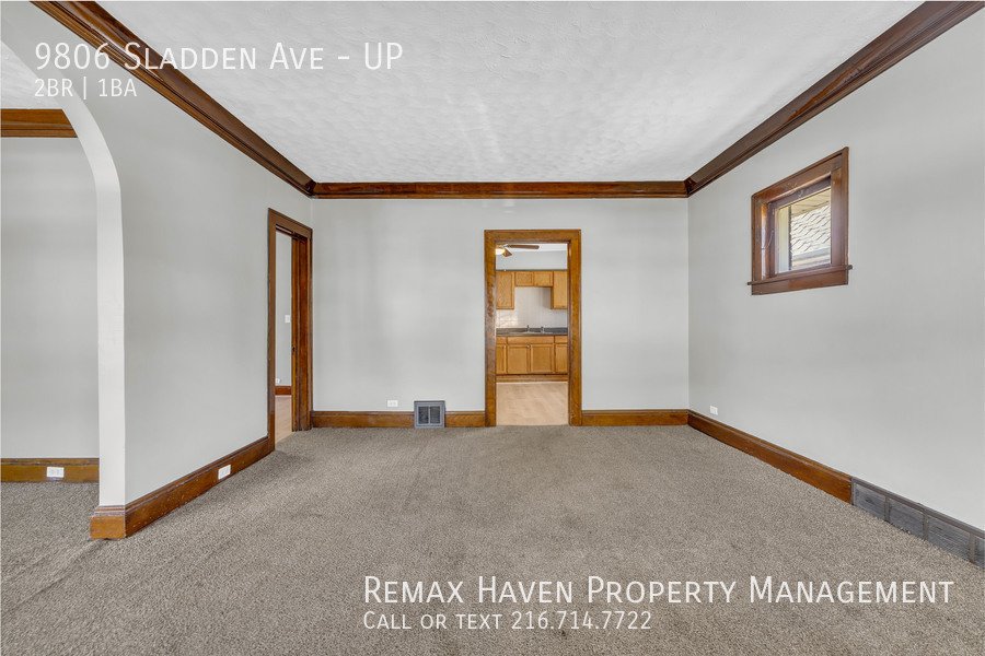 9806 Sladden Ave | UP, Garfield Heights - Spacious 2-bed 1-bath multi- property image