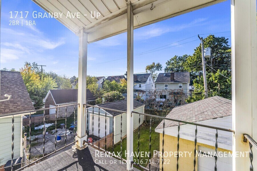 1717 Granby Ave | UP, Cleveland - Spacious 2-bed 1-bath multi-family h property image