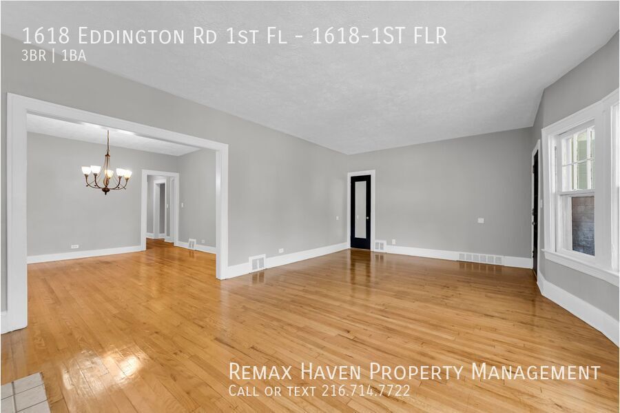 1618 Eddington Rd | DN (1st FLR), Cleveland Heights - Spacious 3-bed 1-bath multi-family home! property image