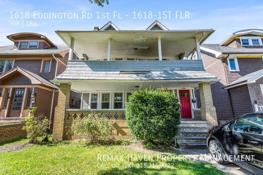1618 Eddington Rd | DN (1st FLR), Cleveland Heights - Spacious 3-bed 1-bath multi-family home! property image