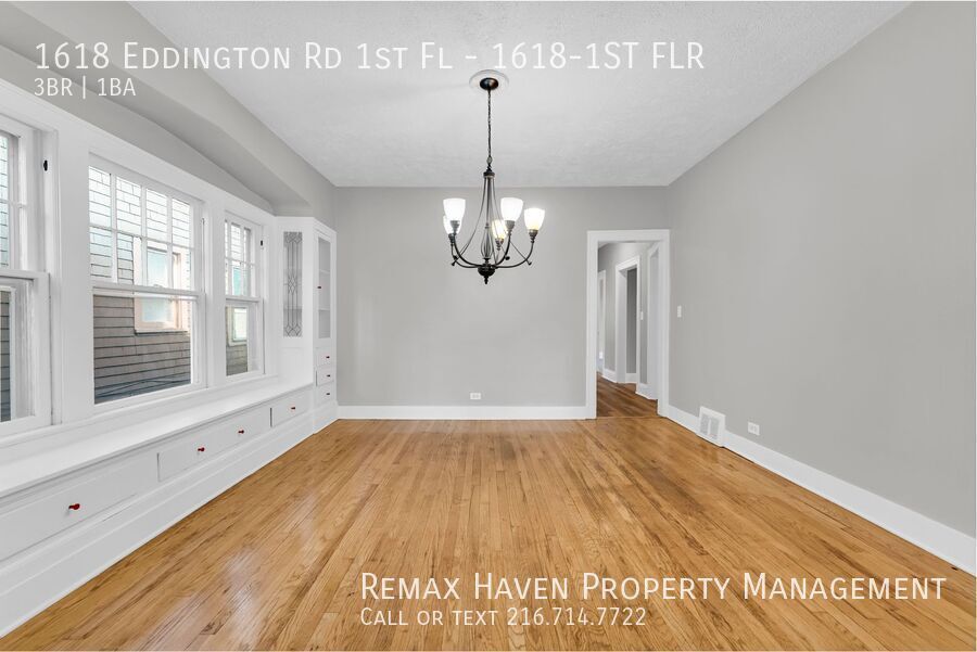 1618 Eddington Rd | DN (1st FLR), Cleveland Heights - Spacious 3-bed 1-bath multi-family home! property image