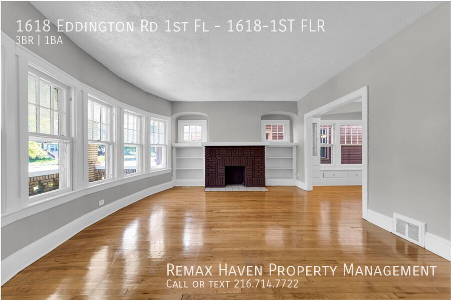 1618 Eddington Rd | DN (1st FLR), Cleveland Heights - Spacious 3-bed 1-bath multi-family home! property image