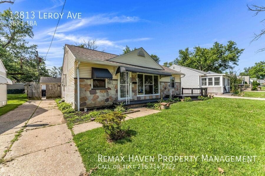 13813 Leroy Ave. Cleveland, OH  - Spacious 3 bed 1 bath home! property image