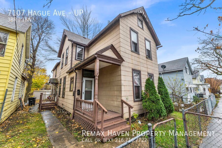 7107 Hague Ave | UP, Cleveland - Spacious 3-bed 1-bath multi-family home! property image