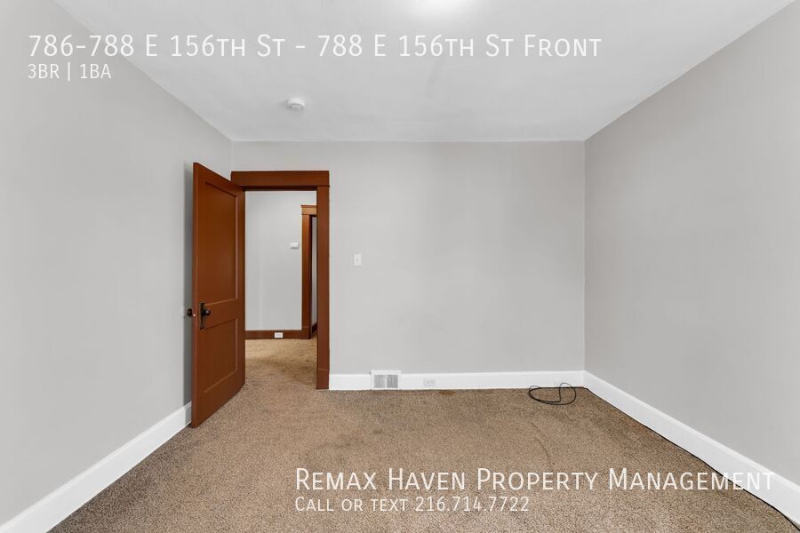 788 E 156th St | Front, Cleveland - Spacious 3-bed 1-bath multi-family home! property image