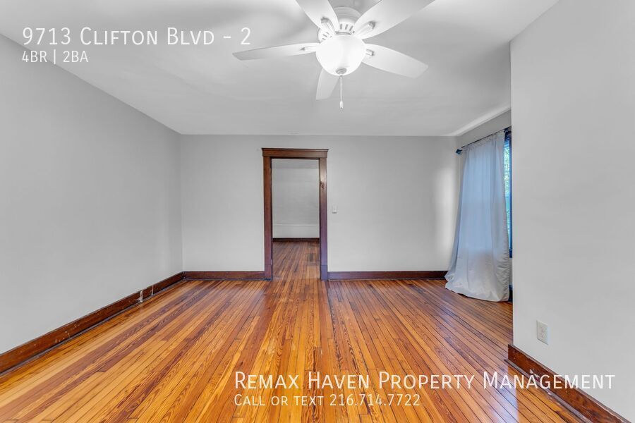 9711 Clifton Blvd | Unit 2, Cleveland - Spacious 4-bed 1.5-bath multi-family home! property image