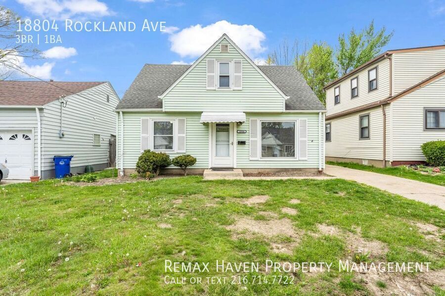 18804 Rockland Ave, Cleveland - Spacious 3-bed 1-bath single-family home! property image