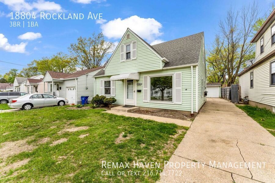 18804 Rockland Ave, Cleveland - Spacious 3-bed 1-bath single-family home! property image