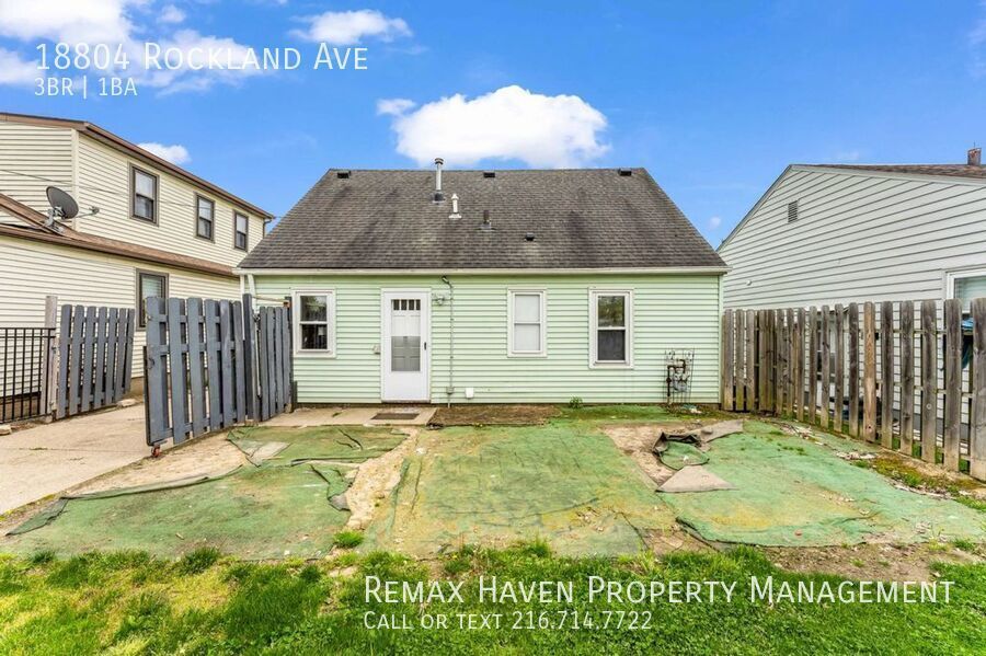 18804 Rockland Ave, Cleveland - Spacious 3-bed 1-bath single-family home! property image