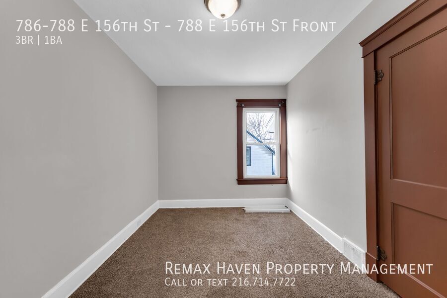 788 E 156th St | Front, Cleveland - Spacious 3-bed 1-bath multi-family home! property image