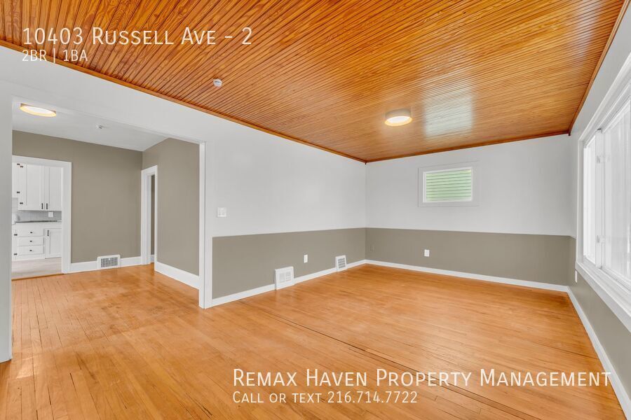 10403 Russell Ave | Unit 2, Garfield Heights - Welcome to this recently renovated 2-bedroom, 1-bath home located on a quiet residential street in Garfield Heights, Ohio property image