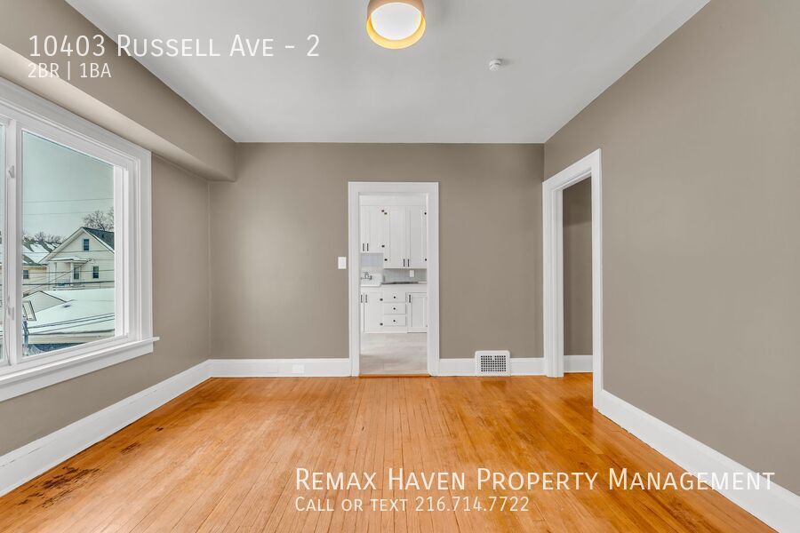 10403 Russell Ave | Unit 2, Garfield Heights - Welcome to this recently renovated 2-bedroom, 1-bath home located on a quiet residential street in Garfield Heights, Ohio property image