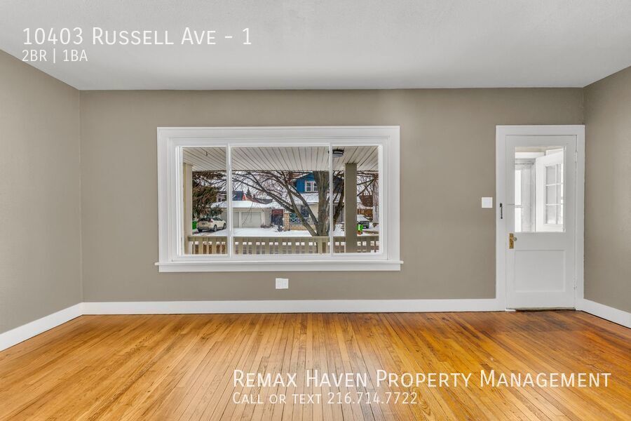 10403 Russell Ave | Unit 1, Garfield Heights - Welcome to this recently renovated 2-bedroom, 1-bath home located on a quiet residential street in Garfield Heights, Ohio. property image
