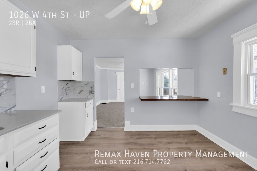 1026 W 4th St | UP, Lorain - Spacious 2-bed 1.5-bath multi-family home!  property image