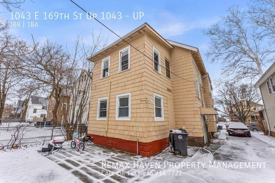 1043 E 169th St | UP, Cleveland - Spacious 3-bed 1-bath multi-family home!  property image