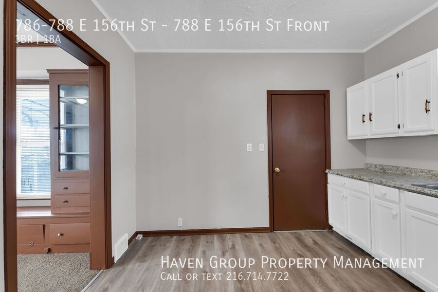 788 E 156th St | Front, Cleveland - Spacious 3-bed 1-bath multi-family home! property image