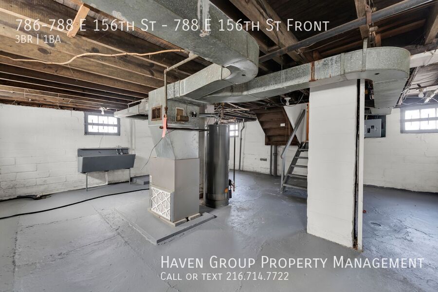 788 E 156th St | Front, Cleveland - Spacious 3-bed 1-bath multi-family home! property image