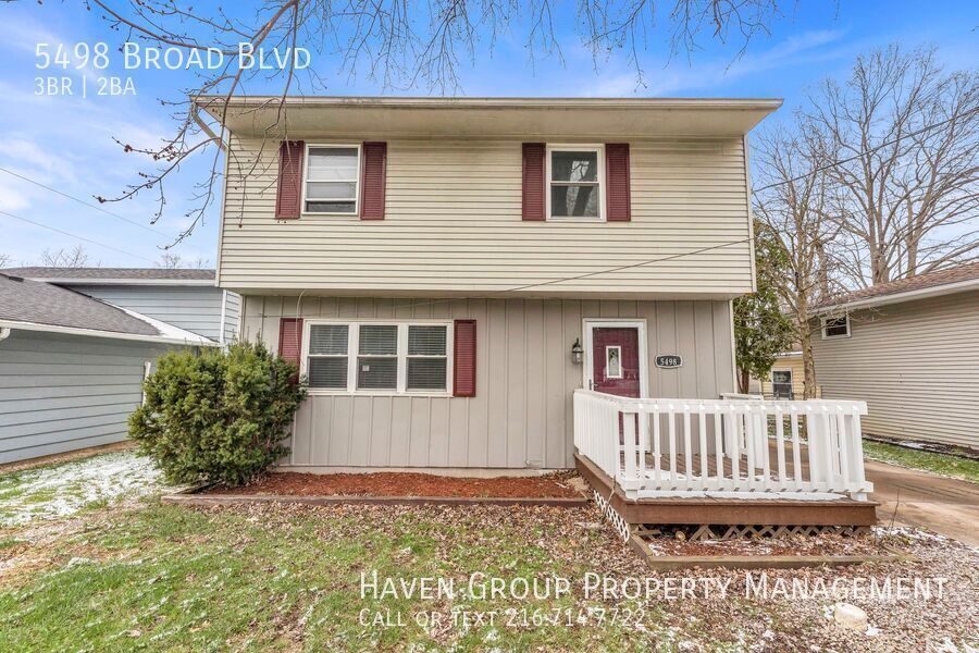 5498 Broad Blvd, North Ridgeville- Spacious 3-bed 1.5-bath single-family home! property image