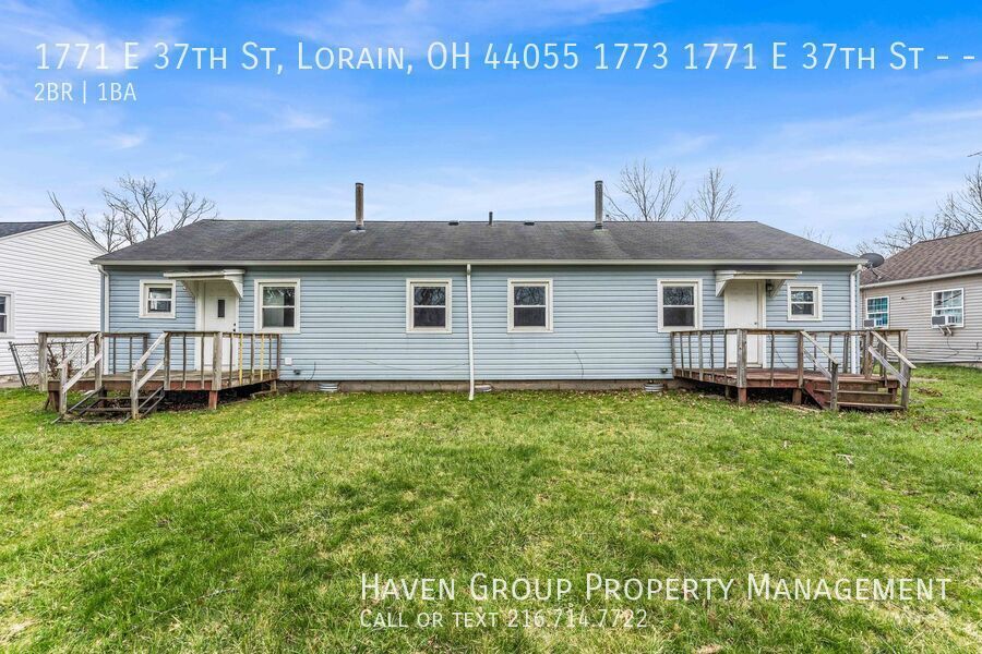 1771 E 37th St | Unit 1773, Lorain - Spacious 2-bed 1-bath multi-family home! property image