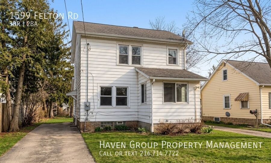 1599 Felton Rd, South Euclid - Spacious 3-bed 1.5 -bath single-family home! property image