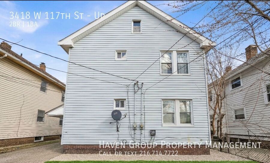 3418 (3416) W 117th St | UP, Cleveland - Spacious 2 bed 1 bath multi-family home! property image