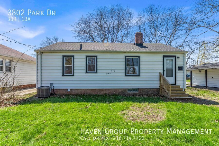 Welcome to 3802 Park Dr, Parma, OH 44134! This cozy 3-bedroom, 1-bath single-family home offers a bright living space, functional kitchen, and comfortable bedrooms, perfect for everyday living. property image