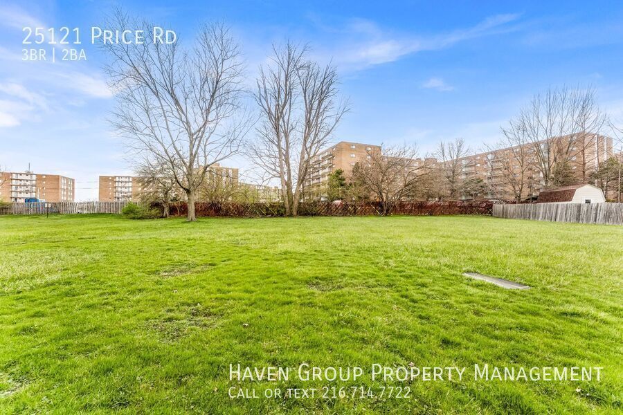 25121 Price Rd, Bedford Heights - Welcome to this spacious 3-bed 1.5-bath single-family home!  property image