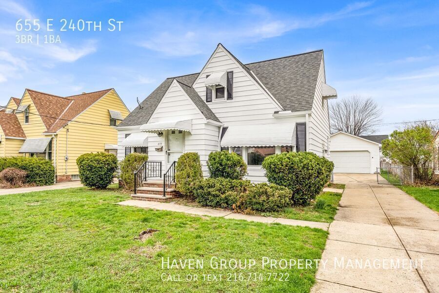 Welcome to 655 E 240th St, Euclid, OH 44123 - a well-maintained 3 - bed, 1 -bath single-family home offering comfort, space, and everyday convenience. property image
