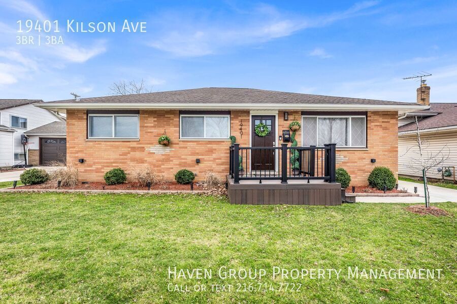 19401 Kilson Ave | Cleveland, OH - Beautifully maintained 3-bed, 3-bath brick ranch offering space, flexibility, and an unbeatable location. property image