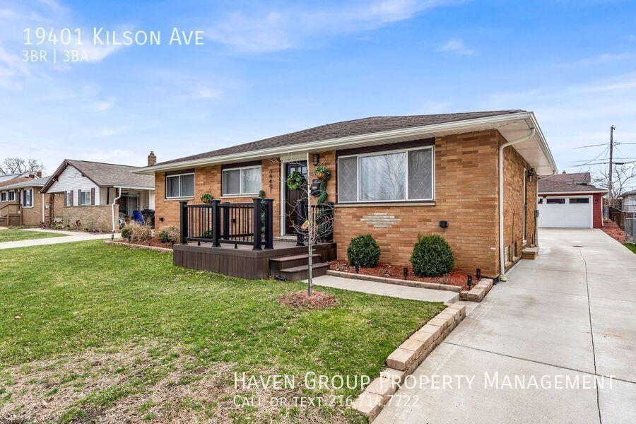 19401 Kilson Ave | Cleveland, OH - Beautifully maintained 3-bed, 3-bath brick ranch offering space, flexibility, and an unbeatable location. property image
