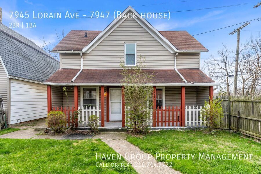7945 (7947) Lorain Ave | Back House, Cleveland, Ohio, 44102 - Spacious 2-bed 1-bath multi-family home! property image