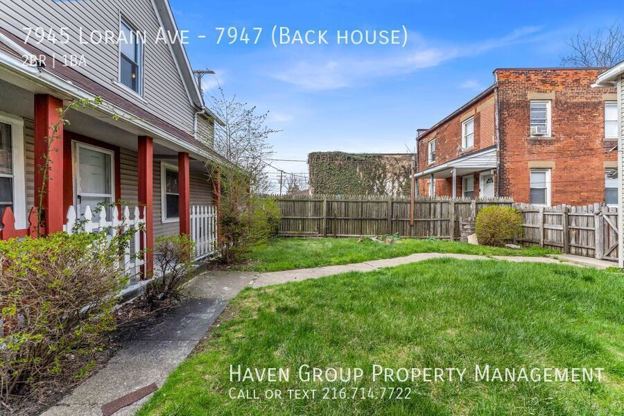7945 (7947) Lorain Ave | Back House, Cleveland, Ohio, 44102 - Spacious 2-bed 1-bath multi-family home! property image