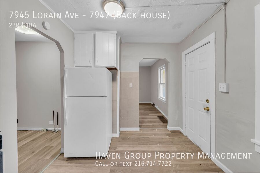 7945 (7947) Lorain Ave | Back House, Cleveland, Ohio, 44102 - Spacious 2-bed 1-bath multi-family home! property image