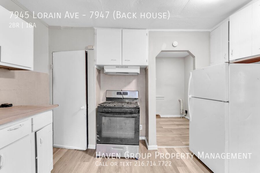 7945 (7947) Lorain Ave | Back House, Cleveland, Ohio, 44102 - Spacious 2-bed 1-bath multi-family home! property image