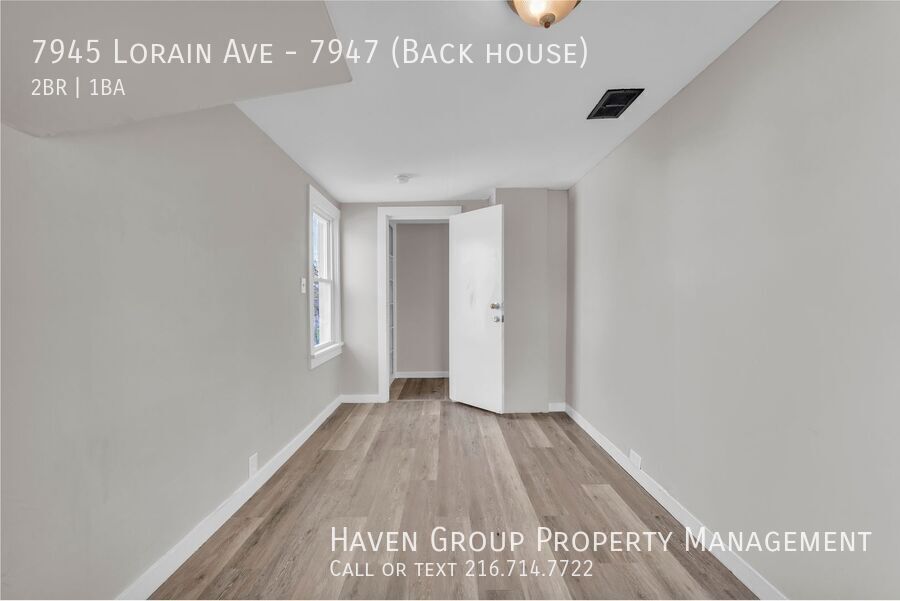 7945 (7947) Lorain Ave | Back House, Cleveland, Ohio, 44102 - Spacious 2-bed 1-bath multi-family home! property image