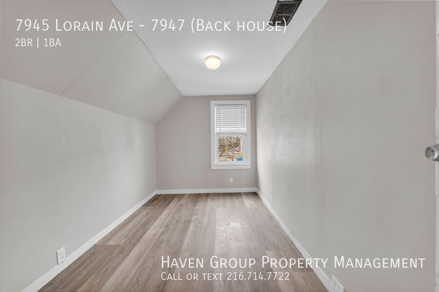7945 (7947) Lorain Ave | Back House, Cleveland, Ohio, 44102 - Spacious 2-bed 1-bath multi-family home! property image