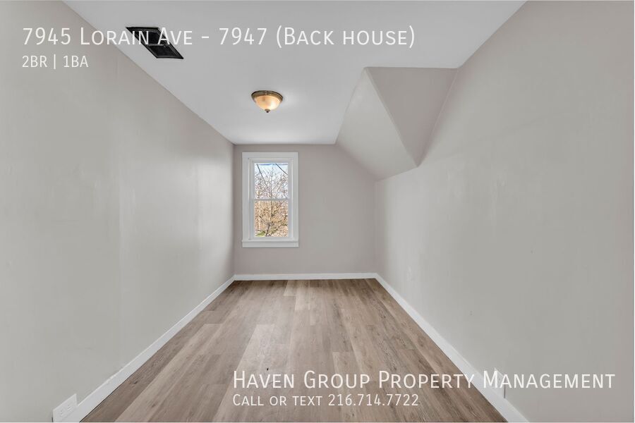 7945 (7947) Lorain Ave | Back House, Cleveland, Ohio, 44102 - Spacious 2-bed 1-bath multi-family home! property image