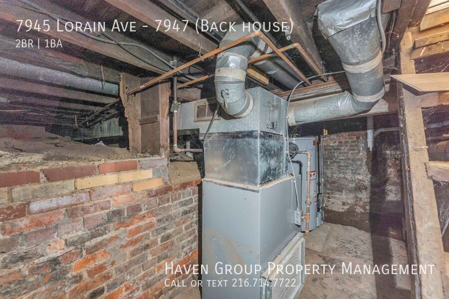 7945 (7947) Lorain Ave | Back House, Cleveland, Ohio, 44102 - Spacious 2-bed 1-bath multi-family home! property image