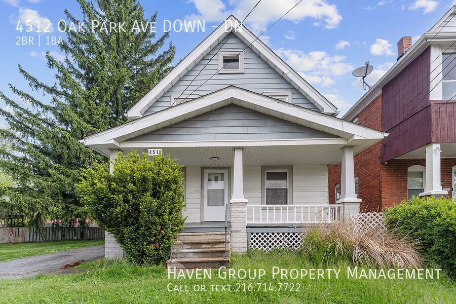 4512 Oak Park Ave| DN, Cleveland, Ohio, 44109 - Spacious 2-bed 1-bath multi-family home! property image
