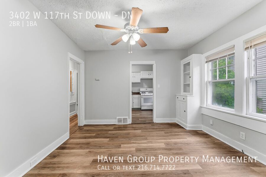3400 (3402) W 117th St | DN, Cleveland, Ohio 44111 - Spacious 2-bed 1-bath multi-family home! property image