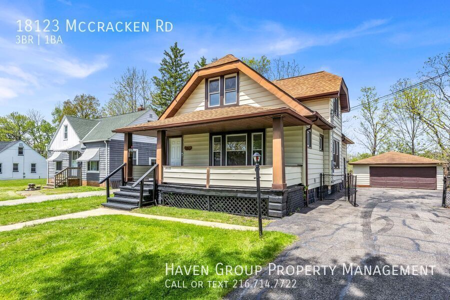 18123 McCracken Rd, Maple Heights, Ohio, 44137- Spacious 3-bed 1-bath single-family home! property image