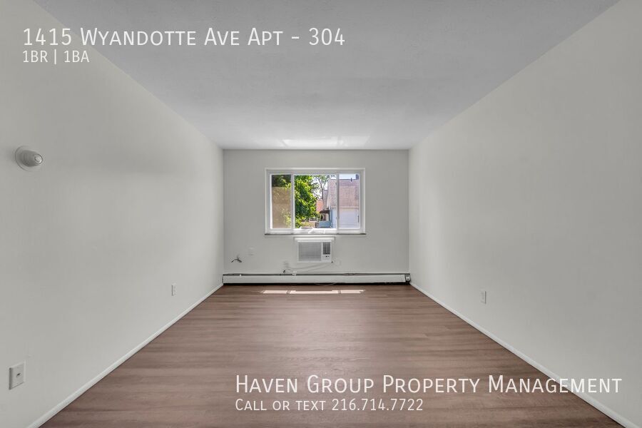 1415 Wyandotte Ave | Unit #304, Lakewood, Ohio, 44107 - Spacious 1-bed 1-bath apartment! Heat Included property image