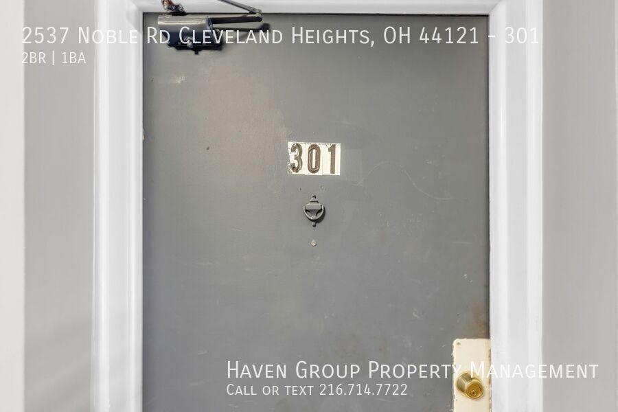 2537 Noble Rd | Apt 301, Cleveland Heights, Ohio, 44121 - Spacious 2-bed 1-bath apartment! property image