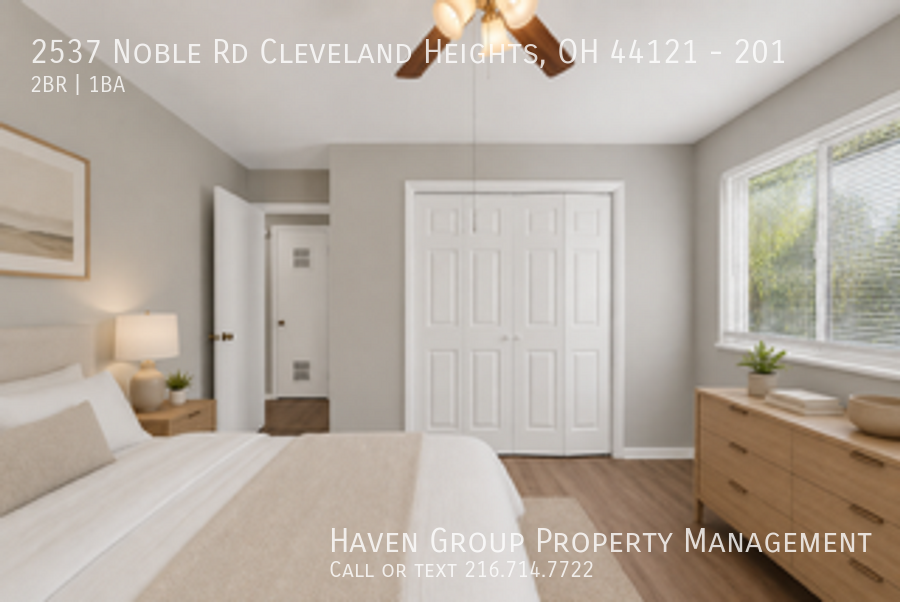 2537 Noble Rd | Apt 201, Cleveland Heights, Ohio, 44121 - Spacious 2-bed 1-bath apartment! property image