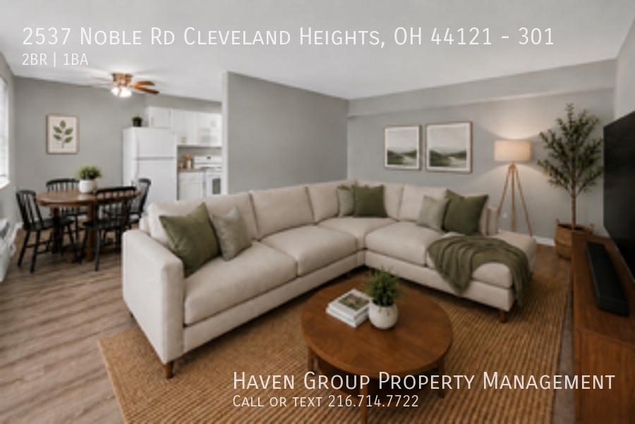 2537 Noble Rd | Apt 301, Cleveland Heights, Ohio, 44121 - Spacious 2-bed 1-bath apartment! property image