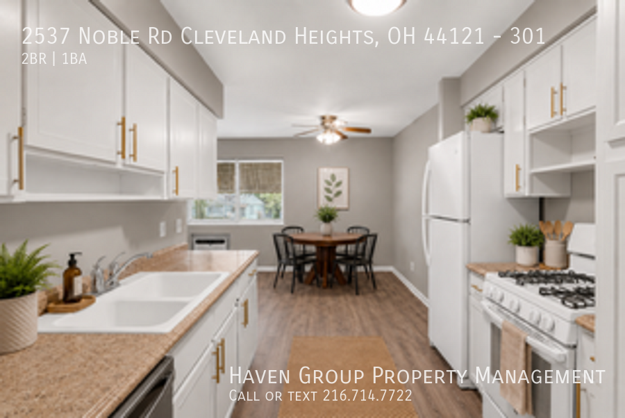 2537 Noble Rd | Apt 301, Cleveland Heights, Ohio, 44121 - Spacious 2-bed 1-bath apartment! property image