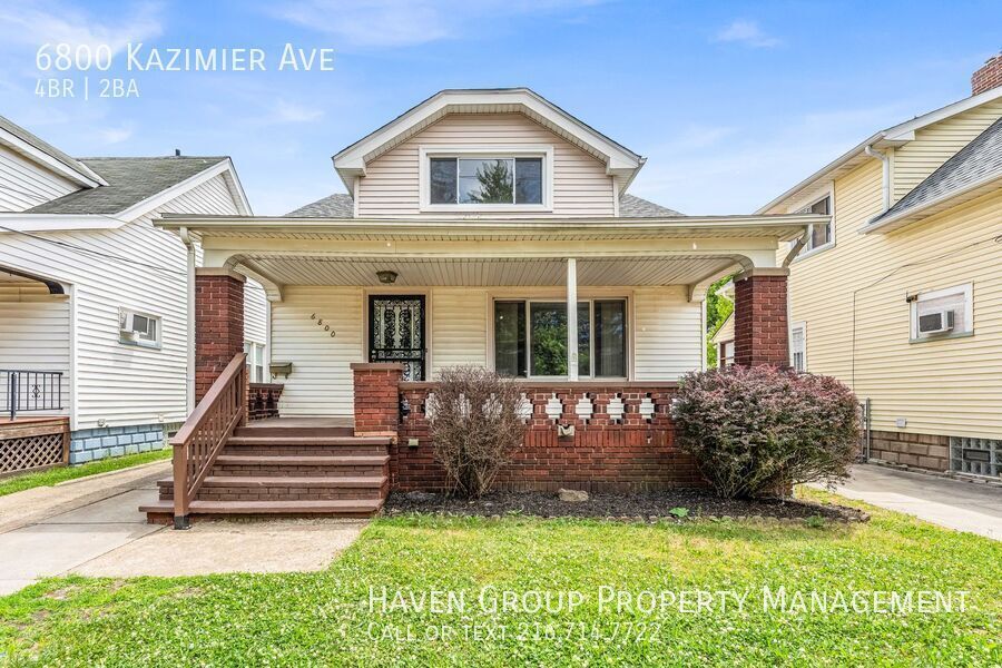 6800 Kazimier Ave, Cleveland, Ohio, 44105- Spacious 4-bed 2-bath single-family home! property image