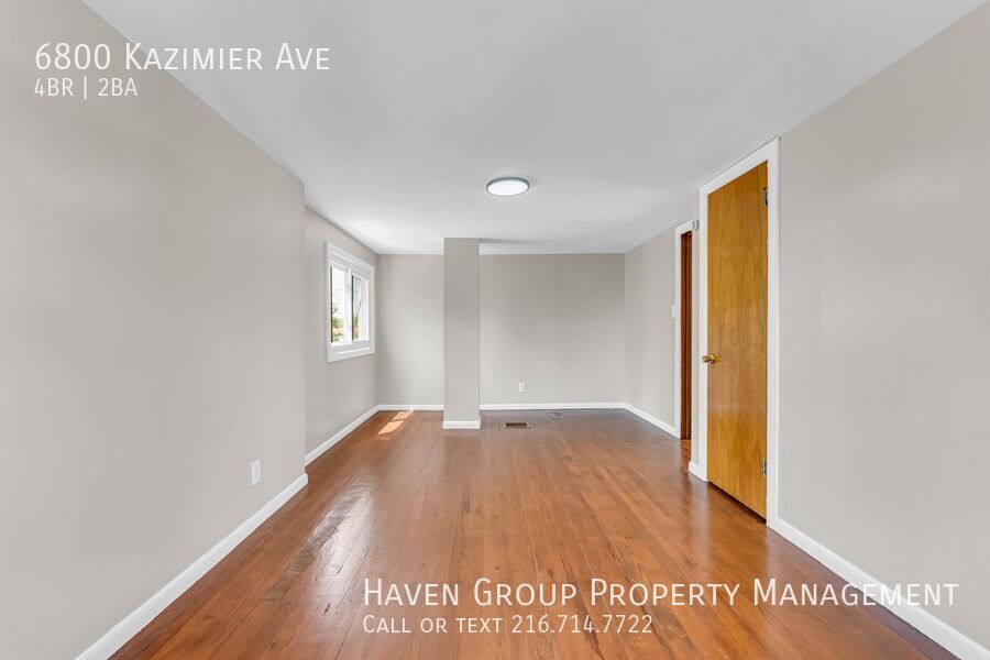 6800 Kazimier Ave, Cleveland, Ohio, 44105- Spacious 4-bed 2-bath single-family home! property image