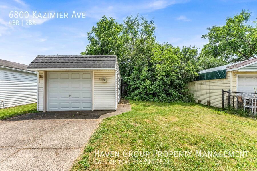 6800 Kazimier Ave, Cleveland, Ohio, 44105- Spacious 4-bed 2-bath single-family home! property image