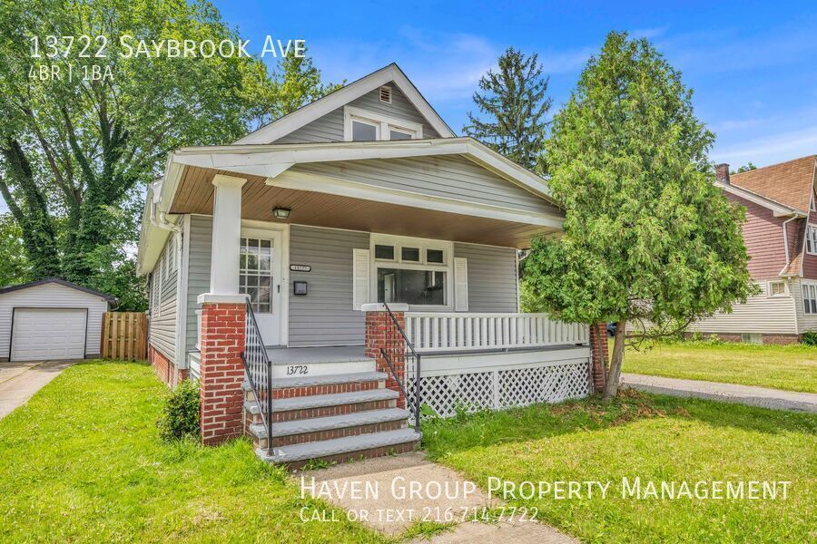 13722 Saybrook Ave, Garfield Heights, OH 44105- Spacious 4-bed 1-bath single-family home! property image
